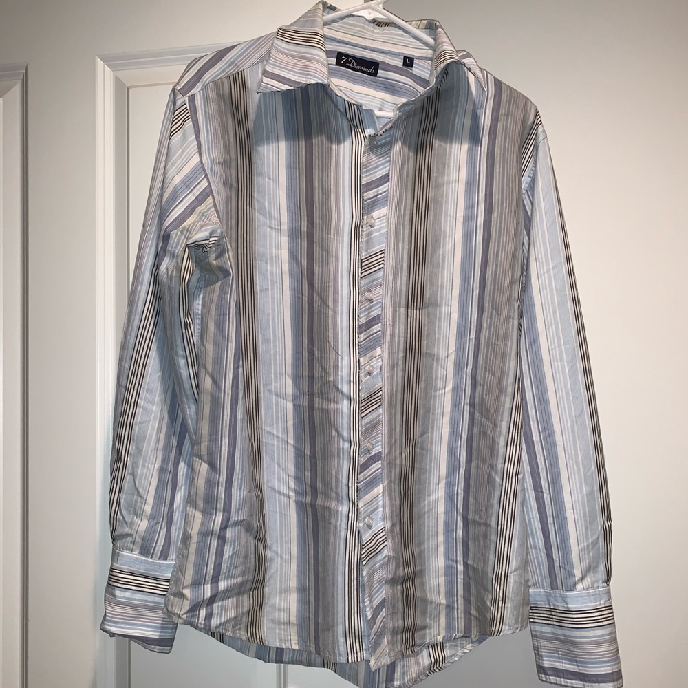 7 Diamonds L/S Dress Shirt - L